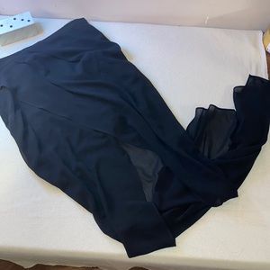 Black sheer Skirt